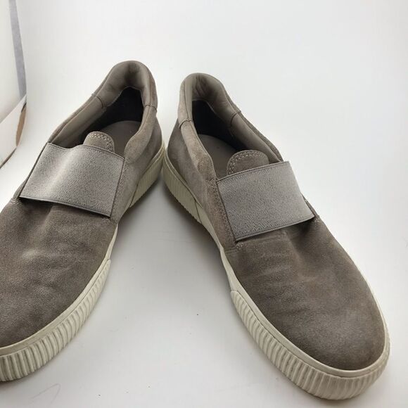 Vince Slip On Beige Suede Sneakers - Picture 6 of 6